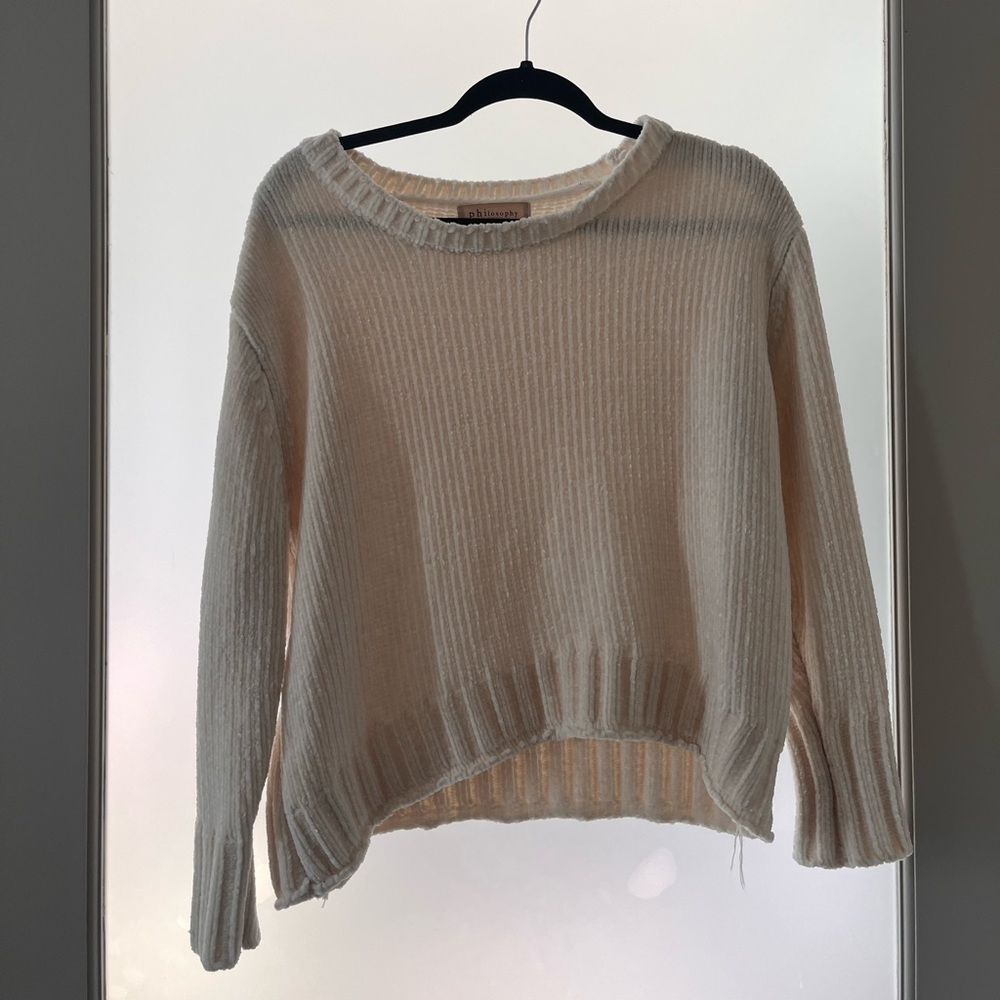 Philosophy Republic Cream Sweater